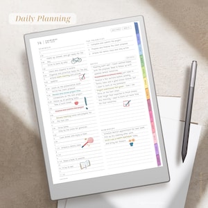 Productivity Planner 2026 & 2027 for reMarkable Paper Pro / Digital Planner for reMarkable 1, 2, and Paper Pro / reMarkable Calendar image 6