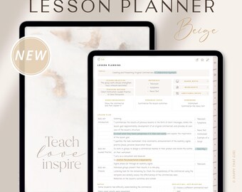 Lesson Plan Template Digital , Printable - Etsy Singapore