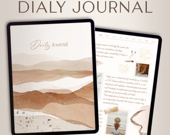 Digital Journal / Digital Notebook / iPad Notebook / GoodNotes Notebook / GoodNotes Journal / Digital Diary / Notability Journal /  Luxe