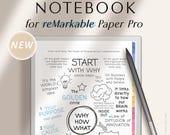 Premium Notebook for reMarkable Paper Pro, Unlimited Notes Template, Notebook for Remarkable Paper Pro & Remarkable 2