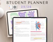 2025-2026 Digital Student Planner: Academic iPad Organizer (GoodNotes PDF)