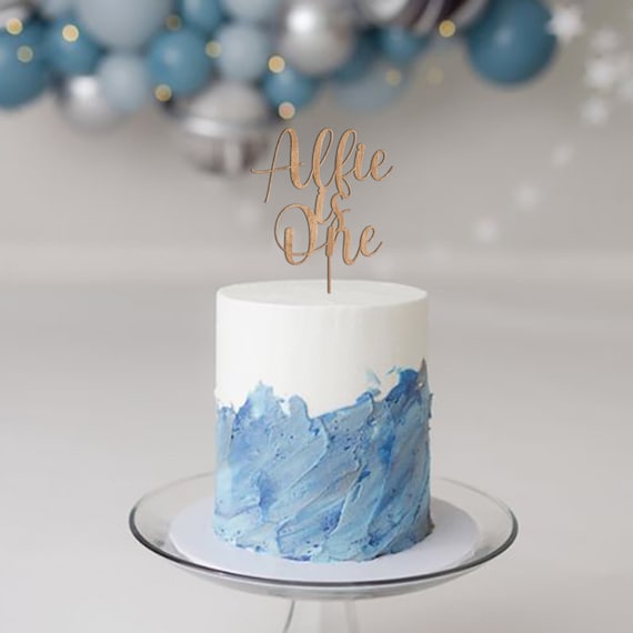 Décoration De Gâteau Anniversaire - 1 Pièce - Pour Enfants, Garçons, Filles, Adultes - En Carton Pailleté, Réutilisable