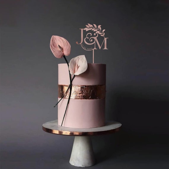 Personalisiertes Hochzeits-Cake-Topper Aus Holz – Mit Namen, Datum Und Unendlichkeits-Symbol, In 5-7 Zoll Wählbar
