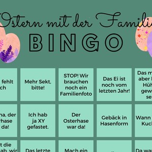 Easter bingo puzzles, souvenirs for the family celebration, activity for the children, game for adults