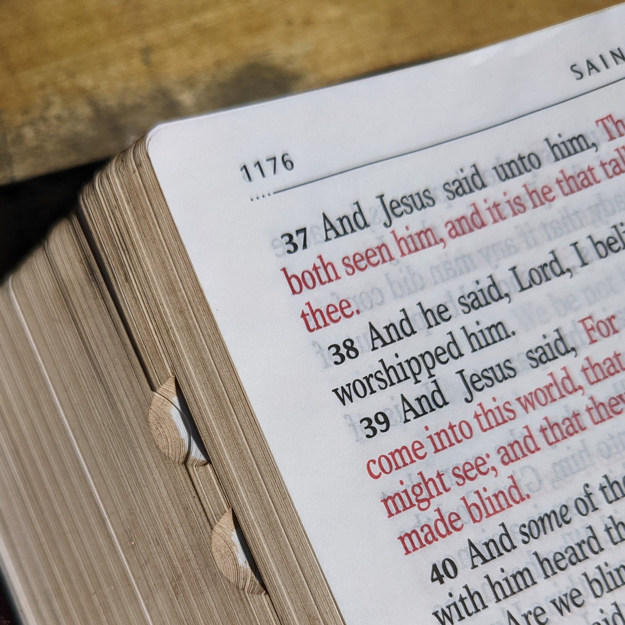 Compass Large Print KJV Bible Real Leather Engraved Jesus Etsy