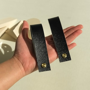 Black Strap Set for Hanging Wedding Signage (Set of 2), Sign Straps, Hanging Signs