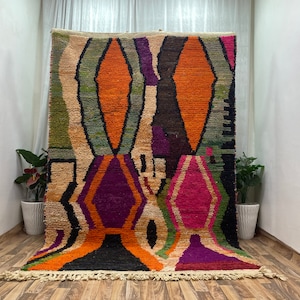 Moroccan rug Green - Handmade rug - Moroccan berber rug - Beni ourain rug - Morocco rug - Moroccan area rug - Custom Green rug - Wool rug