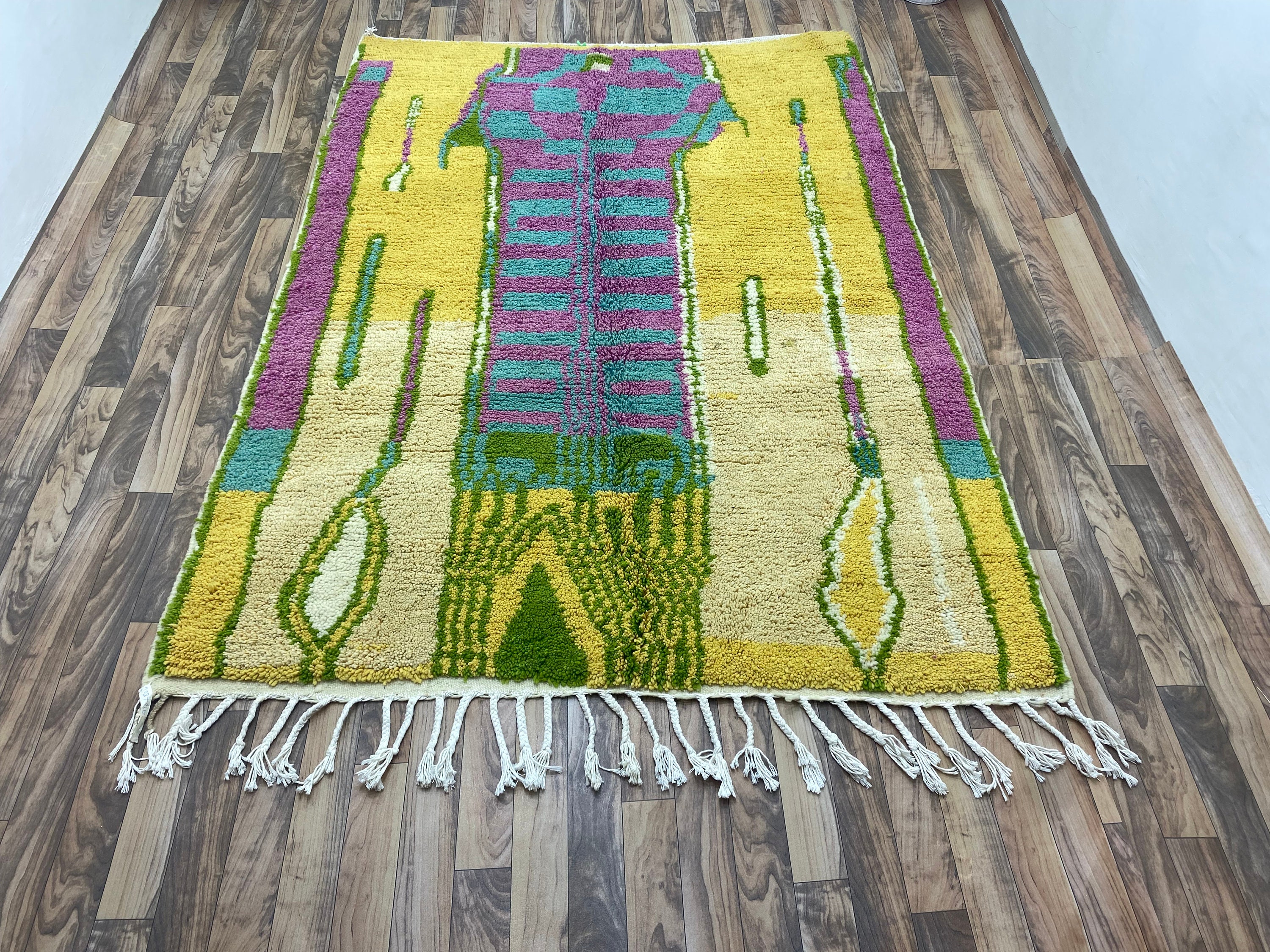 Custom Wool Rug Living Room Aesthetic azilal Moroccan Rug Etsy