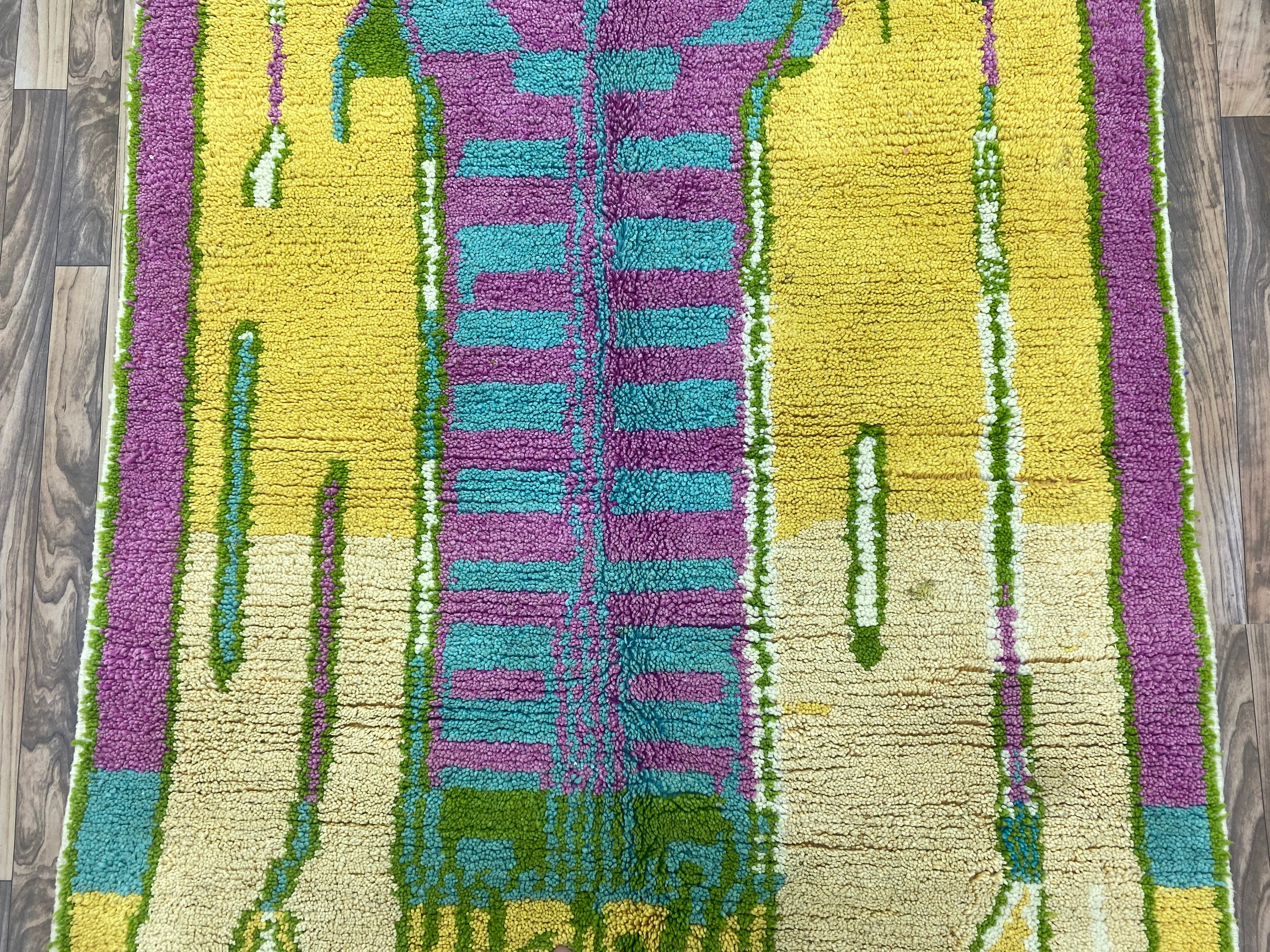 Custom Wool Rug Living Room Aesthetic azilal Moroccan Rug Etsy