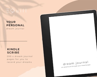 Kindle Scribe Dream Journal for Kindle Scribe Dream Book Template Dream Diary Journal for Lucid Dreaming Book for Dream Reflection Dream Log