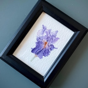Stampa artistica da parete con piccoli fiori, arte floreale incorniciata per pareti di gallerie, poster botanico in miniatura per decorazioni rustiche, regalo minimalista per la mamma