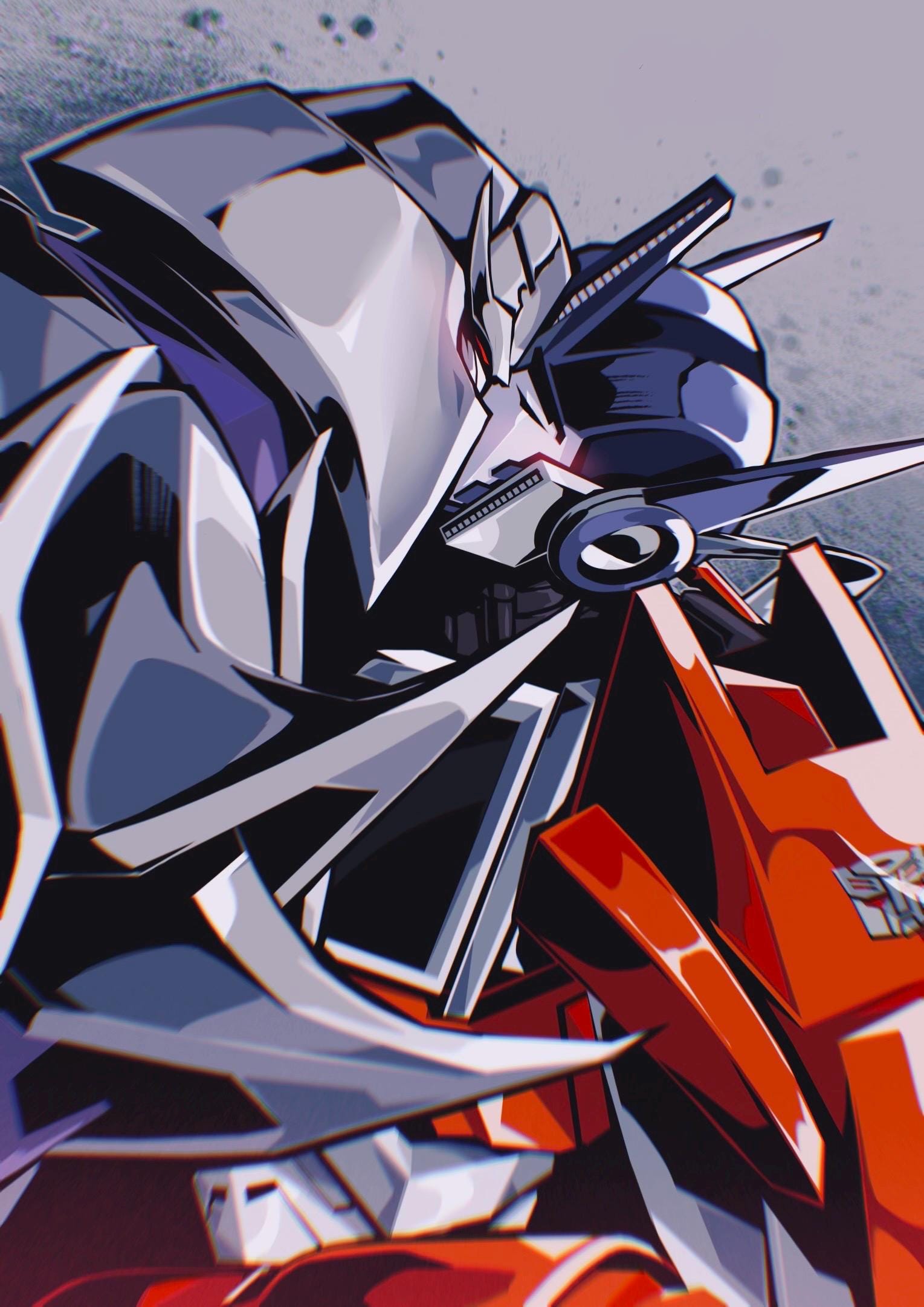 Print | TFP Optimus & Megatron Kiss - Etsy