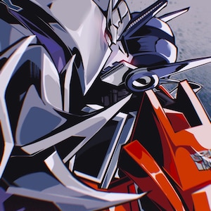 Print | TFP Optimus & Megatron kiss
