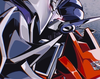 Print | TFP Optimus & Megatron kiss