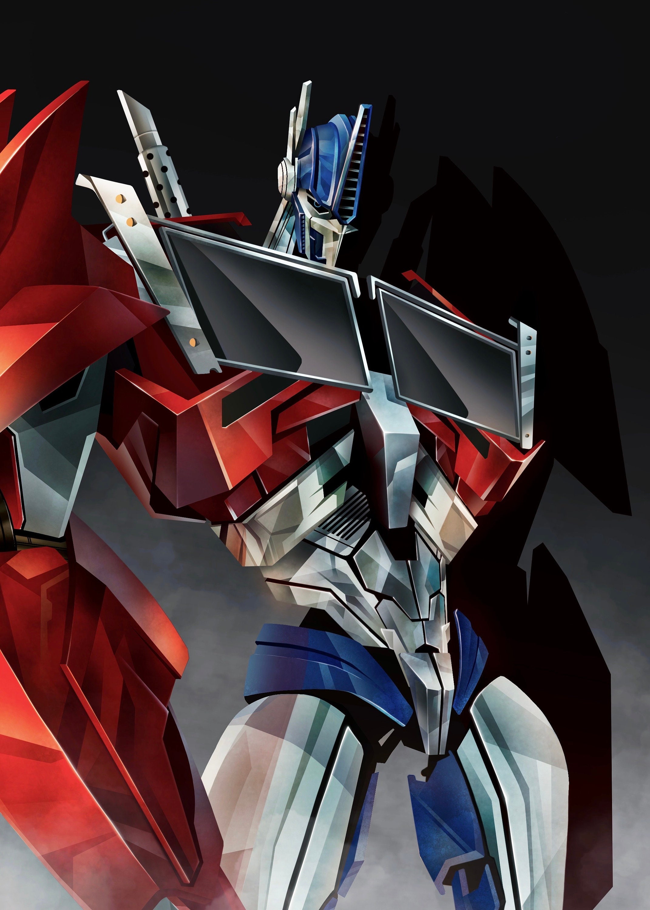 Optimus Prime Transformers Prime Print 