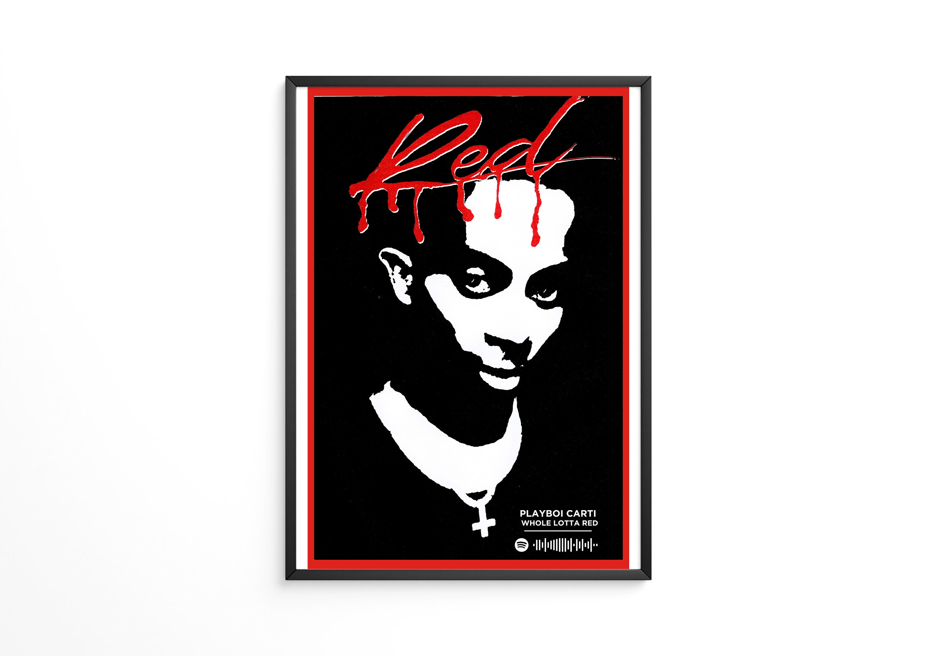 Playboi Carti Whole Lotta Red Album Poster / Album Cover Etsy Australia