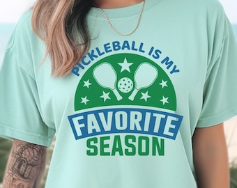Retro Comfort Colors Pickleball T-Shirt, Relaxed Fit