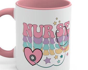 Nurse. Funny Coffee Mug, Sarcastic. Accent Coffee Mug, 11oz