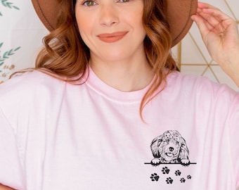 Dog Lover Shirt, Cockapoo shirt, Cockapoo Owner Shirt, Dog Mama Shirt, Animal lover, Dog Mom Gift, Pocket Size comfort color shirt