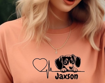 Custom Dog Shirt, Personalized Pet T-Shirt, Dog lover shirt, Custom Pet Gift, dog mom shirt
