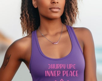 Ladies tank top, Funny Yoga Shirt, Meditation Shirt, Funny Yoga Gift, Yoga T-Shirt, Zen Gift, Meditation Gift, Yoga Lover