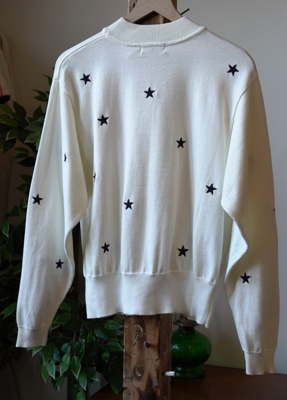 Vintage NWT Liz Claiborne 80s 90s Star Embroidere… - image 2