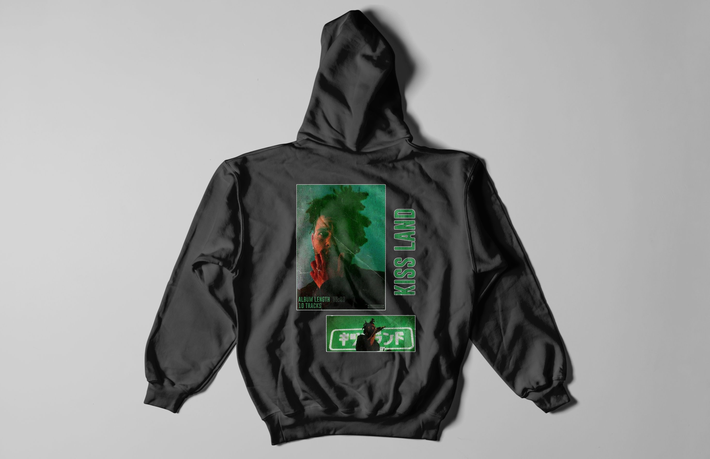 The Weeknd Graphic Hoodie Kiss Land Album Cover the Weeknd