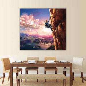 Legend of Zelda Wall Art - Canvas Wall Art - Ready to Hang - Canvas Wall Art - Gesso Canvas Printing