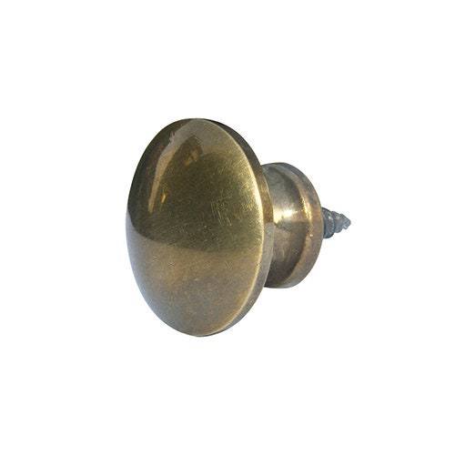 Solid Brass Shutter Knob in Antique Finish. Screw in Fixing. Etsy UK