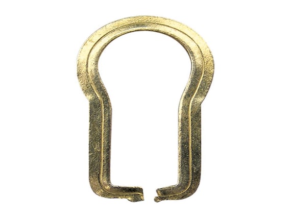 5 x solid brass escutcheon keyhole insert surround in 3 sizes