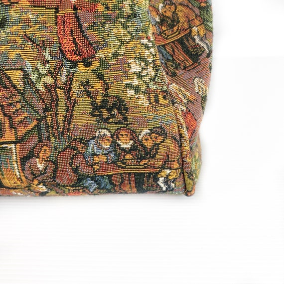 2025新作モデル Gobelins Art Tapestry & Leather Handbag I Vintage Tapestry トップス