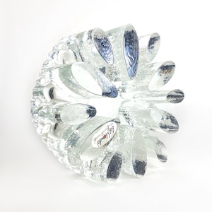 Bel Mondo Becker Design Stor Glas Votiv Tekanna Värmare Designad av George Shutte | Tyska Glasdesign I Vintage Ljusstake