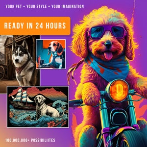 Custom Pet Portrait + Your Adventure | 20+ Styles | Pet Portrait From Photo | 24 Hour Turnaround | Digital Illustration Pet Art