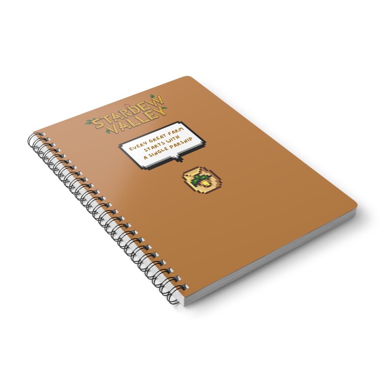 Stardew Valley A5 Lined Notepad, Every Great Farm Starts With a Single