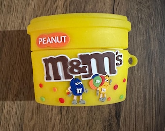 Peanut M&M's AirPods Pro Case: Fun Silicone Protective Cover