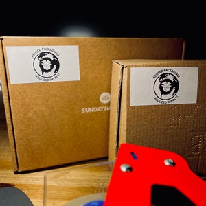 24er Bogen - Sticker für wiederverwendet Versandverpackungen