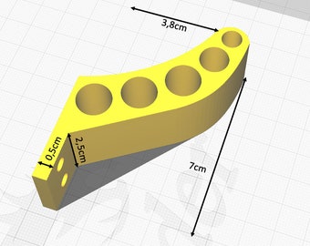 Fichier d'impression 3D support de casque de vélo / universel / vélo de route / vélo électrique / trekking / vélo de gravier