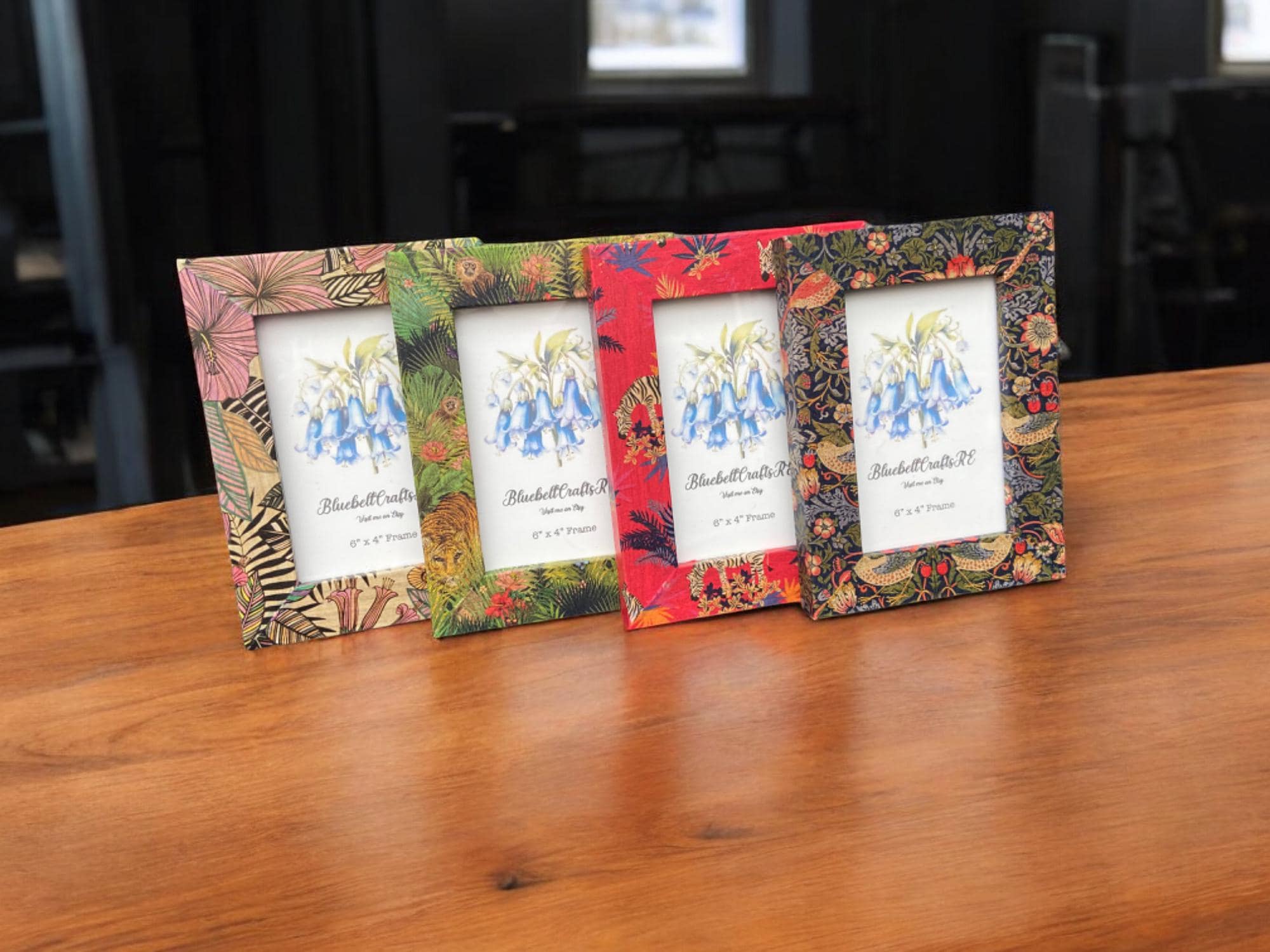 NEW RANGE ADDED | Up cycled decoupaged photo frame | 6x4 | 7x5 | 8x6 | 8x10 |