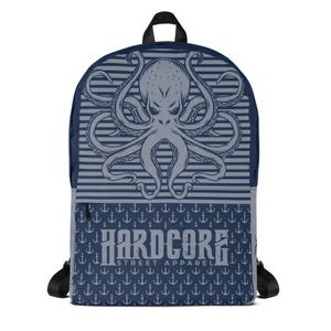 Navy Octo Backpack HardCore Street Apparel