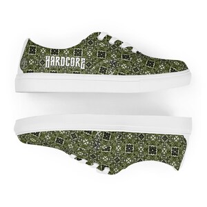 Sapatos cáqui estilo bandana da HardCore Street Apparel