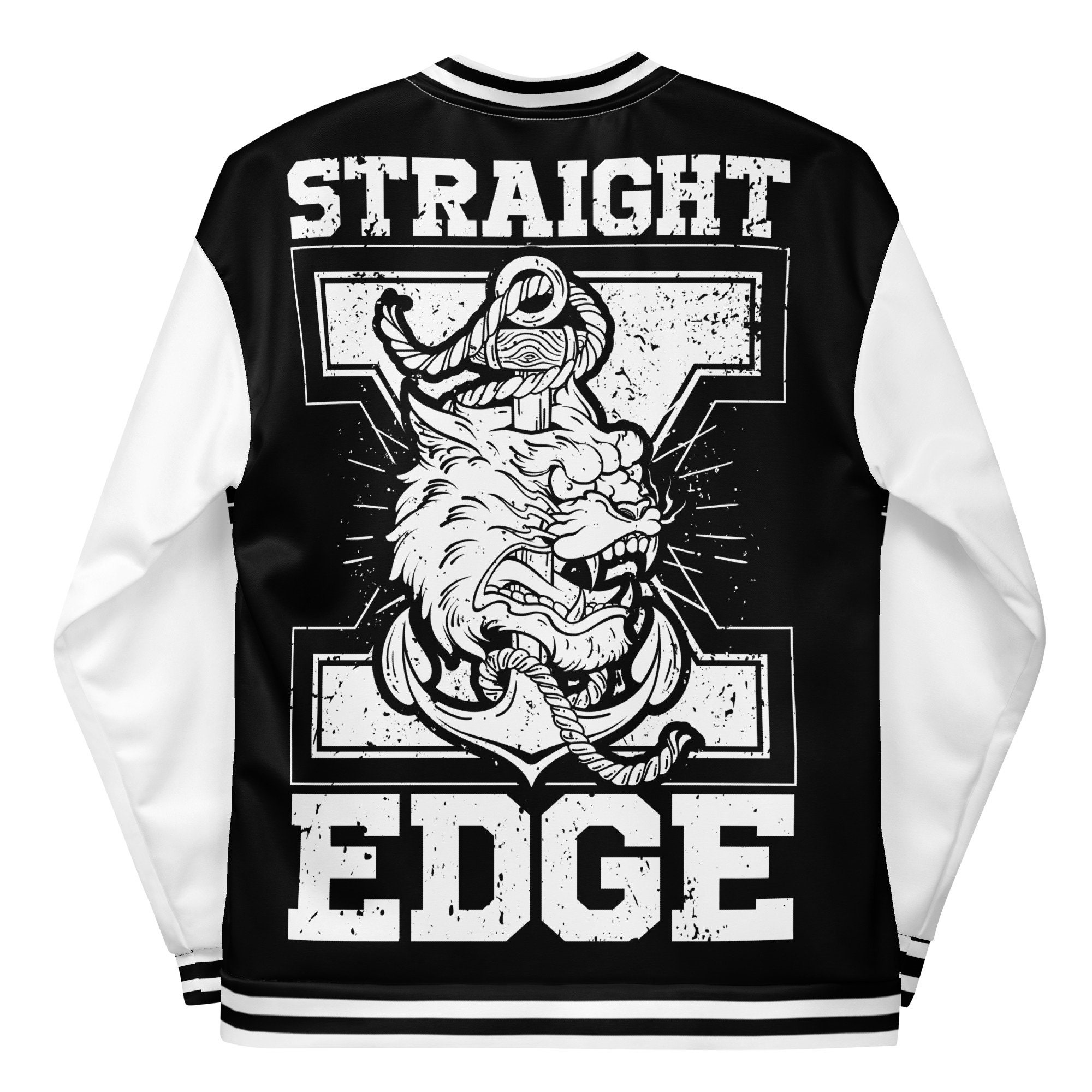 Straight Edge Tiger Bomber Hardcore Street Apparel - Etsy