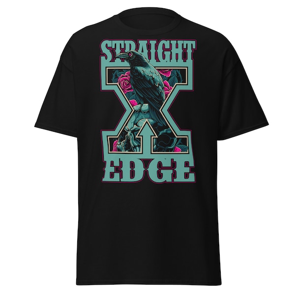 Staight Edge Raven T-Shirt HardCore Street Apparel