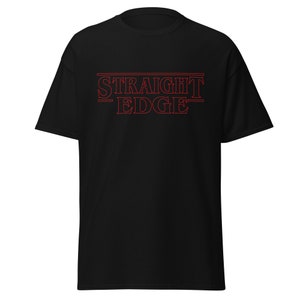 Straight Edge ST T-Shirt für Herren HardCore Street Apparel Schwarz