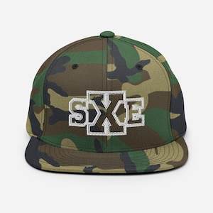 Straight Edge SXE Cap HardCore Street Apparel Camo