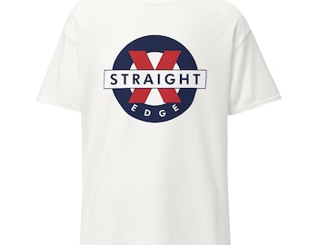 Straight Edge ''VUARNET STYLE'' T-shirt voor heren HardCore Street Apparel Wit