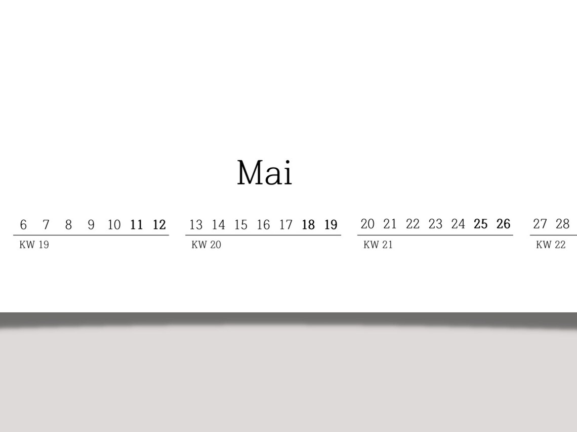 DIY Druckvorlage Kalender 2024 als Fotokalender oder - Etsy.de