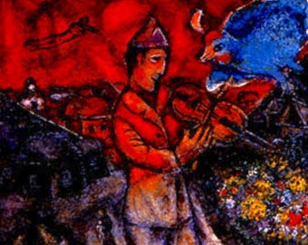 Chagall, peintures 1977-1979 - original exhibition poster