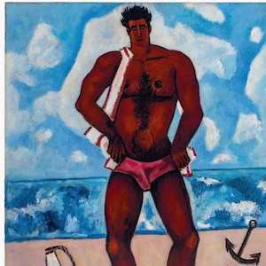 Marsden Hartley, Canuck Yankee Lumberjack, 1940-41 - Original exhibition museum poster