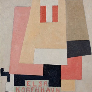 Marsden Hartley, Elsa Copenhagen, 1916 - Original Exhibition Museum Poster