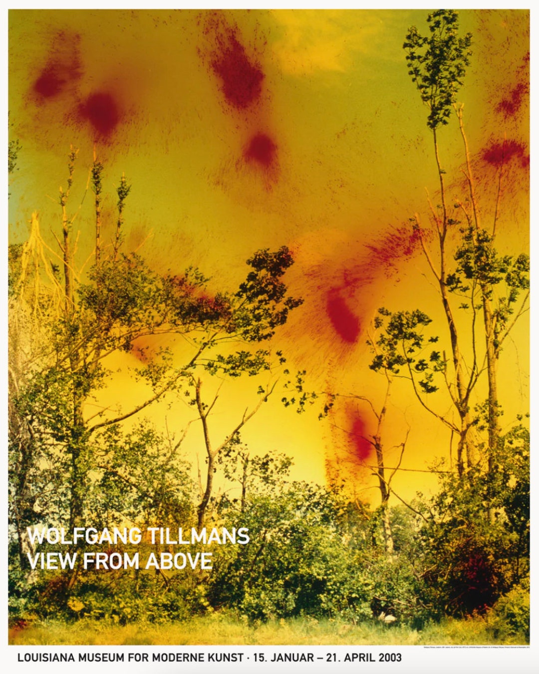 WOLFGANG TILLMANS ICESTORM 2001 Exhibition Poster Printed in
